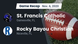 Recap: St. Francis Catholic  vs. Rocky Bayou Christian  2020