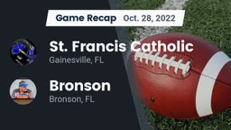 Recap: St. Francis Catholic  vs. Bronson  2022