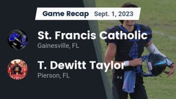 Recap: St. Francis Catholic  vs. T. Dewitt Taylor  2023