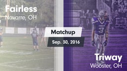 Matchup: Fairless vs. Triway  2016