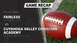 Recap: Fairless  vs. Cuyahoga Valley Christian Academy  2016