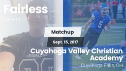Matchup: Fairless vs. Cuyahoga Valley Christian Academy  2017