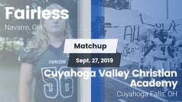 Matchup: Fairless vs. Cuyahoga Valley Christian Academy  2019