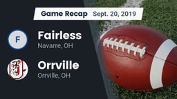 Recap: Fairless  vs. Orrville  2019