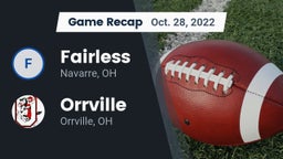 Recap: Fairless  vs. Orrville  2022