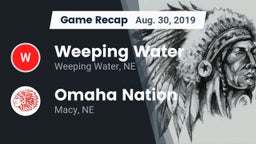 Recap: Weeping Water  vs. Omaha Nation  2019