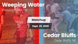 Matchup: Weeping Water High vs. Cedar Bluffs  2020