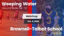 Matchup: Weeping Water High vs. Brownell-Talbot School 2020