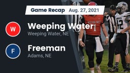 Recap: Weeping Water  vs. Freeman  2021