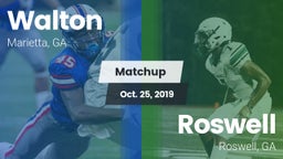 Matchup: Walton  vs. Roswell  2019