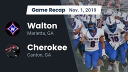Recap: Walton  vs. Cherokee  2019