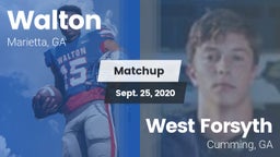 Matchup: Walton  vs. West Forsyth  2020