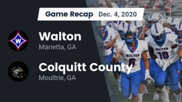 Recap: Walton  vs. Colquitt County  2020