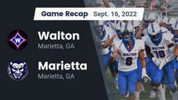 Recap: Walton  vs. Marietta  2022