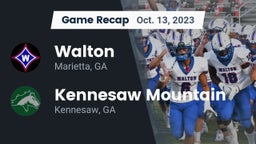 Recap: Walton  vs. Kennesaw Mountain  2023
