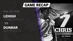 Recap: Lehigh  vs. Dunbar  2016