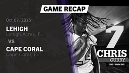 Recap: Lehigh  vs. Cape Coral  2016