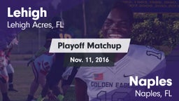 Matchup: Lehigh vs. Naples  2016