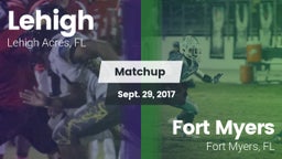 Matchup: Lehigh vs. Fort Myers  2017