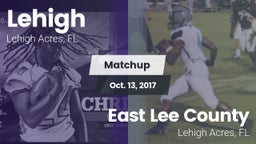 Matchup: Lehigh vs. East Lee County  2017