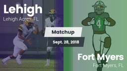 Matchup: Lehigh vs. Fort Myers  2018