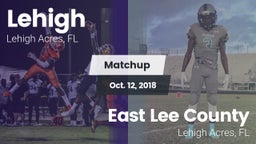 Matchup: Lehigh vs. East Lee County  2018