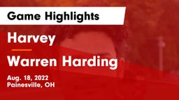 Harvey  vs Warren Harding Game Highlights - Aug. 18, 2022