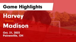 Harvey  vs Madison  Game Highlights - Oct. 21, 2023