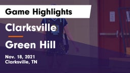 Clarksville  vs Green Hill  Game Highlights - Nov. 18, 2021