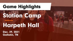Station Camp  vs Harpeth Hall Game Highlights - Dec. 29, 2021