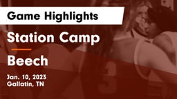 Station Camp  vs Beech  Game Highlights - Jan. 10, 2023