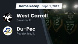 Recap: West Carroll  vs. Du-Pec 2017