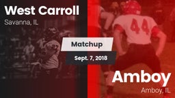Matchup: West Carroll vs. Amboy  2018