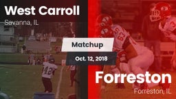 Matchup: West Carroll vs. Forreston  2018