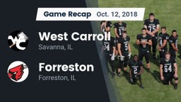 Recap: West Carroll  vs. Forreston  2018
