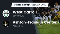 Recap: West Carroll  vs. Ashton-Franklin Center  2019