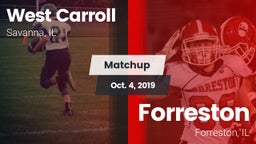 Matchup: West Carroll vs. Forreston  2019