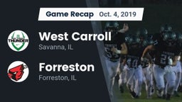 Recap: West Carroll  vs. Forreston  2019