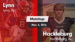 Matchup: Lynn vs. Hackleburg  2016