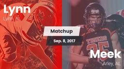 Matchup: Lynn vs. Meek  2017