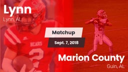 Matchup: Lynn vs. Marion County  2018