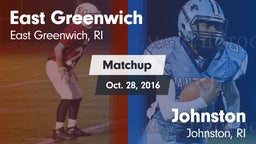 Matchup: East Greenwich vs. Johnston  2016