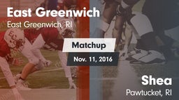 Matchup: East Greenwich vs. Shea  2016