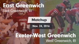 Matchup: East Greenwich vs. Exeter-West Greenwich  2016