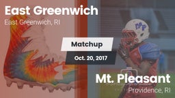 Matchup: East Greenwich vs. Mt. Pleasant  2017