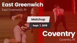 Matchup: East Greenwich vs. Coventry  2018