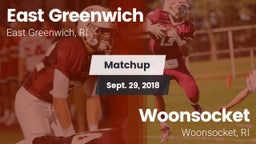 Matchup: East Greenwich vs. Woonsocket  2018
