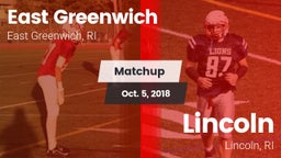 Matchup: East Greenwich vs. Lincoln  2018