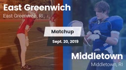 Matchup: East Greenwich vs. Middletown  2019