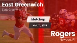 Matchup: East Greenwich vs. Rogers  2019